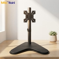 Support d'écran de bureau minimaliste Space Saver, capacité 8 kg, rotation complète à 360°, inclinaison, VESA 100x100