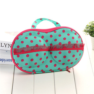 Étui à soutien-gorge en EVA, sac de rangement rond portable, organisateur léger pour sous-vêtements, pour la garde-robe et les voyages - Product Image 3