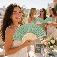 Abanico Plegable Personalizado con su Logotipo, Ideal para Fiestas y Regalos Corporativos