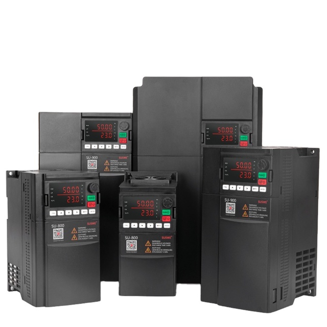 SUSWE SU-800 50hz to 60hz Top Quality 0.75KW-15KW 220v/380v Ac Converter VFD