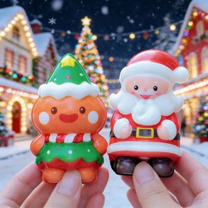 Juguete Antiestrés de Navidad XL, Figura de Santa Claus de Dibujos Animados, PU de Rebote Lento, Modelo de Rompecabezas, Edades 14+, Unisex - Product Image 2