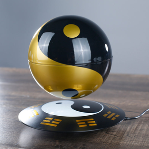 Esfera Giratoria de Tai Chi con Levitación Magnética, Adorno de Feng Shui, Esfera Flotante de Yin Yang Bagua, Amuleto de Buena Suerte para Decoración de Mesa en el Hogar u Oficina - Product Image 5