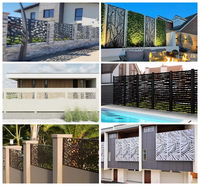 SHENGJIE Décoration Panneau en alliage d'aluminium découpé au laser sur mesure, écran d'intimité de jardin, clôture murale en aluminium, garde-corps