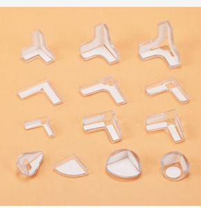 Couvre-coins triangulaires transparents autocollants pour meubles, protection décorative pour la décoration des meubles de maison et de jardin - Product Image 2