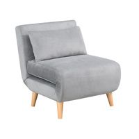 Fabricant de chaises longues convertibles modernes et inclinables pour la chambre à coucher, futon pliable sur pied pour la journée