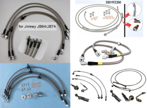 Kit de Línea de Freno AN de Alta Resistencia con Conexiones <span class=keywords><strong>Banjo</strong></span>, Manguera Trenzada de Acero Inoxidable Antiexpansión para Sistema de Frenos de Automóvil - Product Image 6