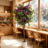 Dekorasi Ruangan Bunga Bougainvillea Buatan, Bunga Palsu, Pot Bonsai, Rangkaian Bunga untuk Dekorasi Acara Pernikahan