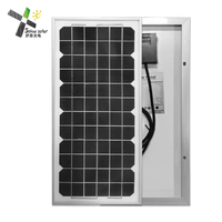 Panneau solaire en verre de taille personnalisée 10w 12w 15w 20w 25w 30w 35w 40w 5v 6v 12v 18v Panneaux solaires design à petite batterie Panneau en verre mono