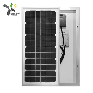 لوح شمسي زجاجي بمقاس مخصص 10 واط 12 واط 15 واط 20 واط 25 واط 30 واط 35 واط 40 واط 5 فولت 6 فولت 12 فولت 18 فولت تصميم ألواح شمسية صغيرة للبطاريات لوح زجاجي أحادي - Product Image 5