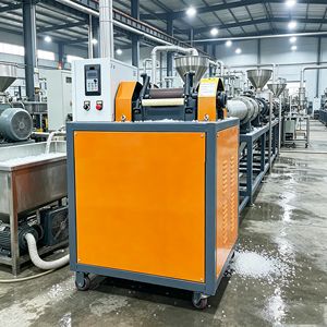 PLC Control Roller Type Variable Speed <b>Plastic</b> Strand <b>Pellet</b> Cutter OEM ODM Customized - Product Image 2
