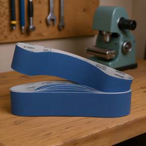 Bandes abrasives P100 bleues pour ponceuse à bande - Product Image 3