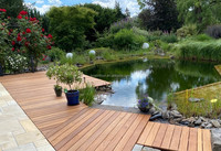 Planches de terrasse d'hôtel Sea Resort Planche de Cumaru brésilienne Pont en bois véritable