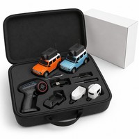 Voiture RC de qualité hobby avec caméra 1:64, kit de rangement, télécommande 2,4 GHz, caméra HD WiFi, jouet pour garçons, cadeau pour enfants