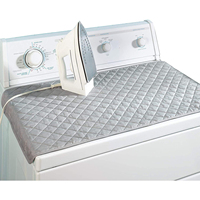 Tapis de repassage magnétique, gris, matelassé, résistant à la chaleur pour lave-linge et sèche-linge, alternative au plancher à repasser
