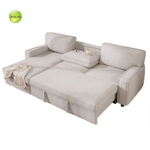 Vendita calda moderna tessuto a forma di L <span class=keywords><strong>divano</strong></span> <span class=keywords><strong>letto</strong></span> soggiorno mobili estraibili <span class=keywords><strong>divano</strong></span> <span class=keywords><strong>letto</strong></span> con grande ripostiglio per appartamento - Product Image 2