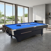 Table de billard 3-en-1 moderne pour intérieur, 7, 8 ou 9 pieds, avec système de retour automatique des billes – Offre Spéciale