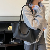 Sac fourre-tout décontracté pour femme JY - Sac à bandoulière tendance et luxueux de grande capacité avec un design en PU résistant à l'eau