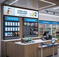 Exhibidores Personalizados para Tiendas, Resistentes al Agua, Duraderos, Ecológicos, Ajustables, de Acero Inoxidable, Panel Metálico Perforado, Pared Modular