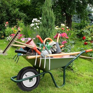 Pneus pneumatiques en caoutchouc pour <span class=keywords><strong>brouette</strong></span> Hanak 16*4.00-8, 16 pouces 4.00-8 avec roulement à billes, jante en <span class=keywords><strong>aluminium</strong></span>, neufs - Product Image 5