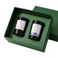 Boîte de pot de bougie magnétique en forme de livre imprimé personnalisé mousse d'emballage en carton rigide pour les cadeaux cosmétiques revêtement UV options de gaufrage