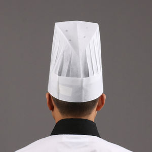 Chapeau rond de cuisine non tissé, bonnet de cuisine, ajustable, ustensile de cuisine, pour sushi, pour hommes et femmes, pièces - Product Image 2
