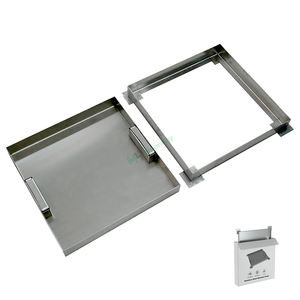 Tapa de Alcantarilla Empotrada Personalizada de Acero Inoxidable Premium, Tapas de Drenaje de Acero Inoxidable, Tapa de Alcantarilla Temporal de Inspección Empotrada - Product Image 2