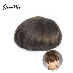 High Quality Swiss Full Lace Toupee Mens Wigs Human Hair Tpupee For Men