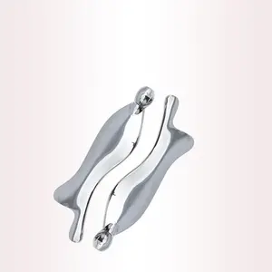 Custom Logo Fish shape Stainless Steel Gua Sha Facial Guasha Scraping Massage Tools For Reduce Puffiness Firm and Lift Skin