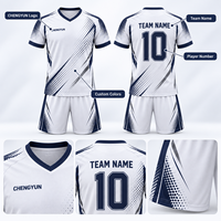 Maillot de football personnalisé à motif dégradé à pois, 100 % polyester respirant et à séchage rapide, uniforme d'équipe de football entièrement sublimé