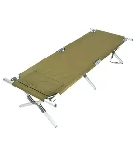 Big Strong Portable Folding Bed Heavy Duty Disaster Relief And Emergency Response Tent Stretcher Travel Cot Camping Bed