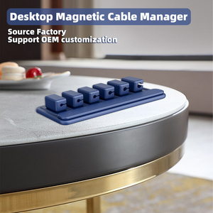 Soporte Magnético Grande para Cables con 6 Clips, Organizador de Cables para el Hogar, Oficina, Automóvil, Auriculares, Audífonos, Organizador de Cables - Product Image 5