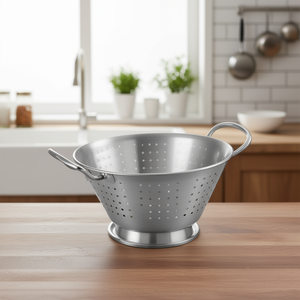 Scolapasta Conico con Base in Acciaio Inossidabile per Uso in Cucina - Product Image 3