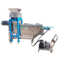 Nouvelle conception de presse à déshydrater les jacinthes d'eau / Machine d'extraction à vis
