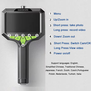 2m industrielle endoskopische 4,3-Zoll-Bildschirm <span class=keywords><strong>Handheld</strong></span>-Endoskop kamera Inspektions kamera 8-mm-Doppelobjektiv für Auto-Abflussrohr - Product Image 5