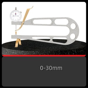 Jauge d'épaisseur pour <span class=keywords><strong>violon</strong></span>/<span class=keywords><strong>violoncelle</strong></span>/<span class=keywords><strong>contrebasse</strong></span>-Indicateur à cadran antichoc avec grande gorge profonde, outil de mesure - Product Image 4