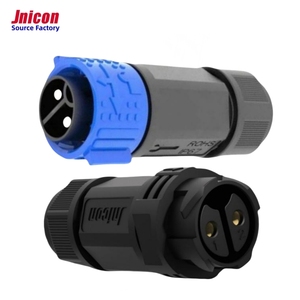 Jnicon 2pin 50A M25 đẩy khóa cắm ổ cắm tròn IP67 chống thấm nước kết nối cáp dây điện EV pin kết nối - Product Image 1