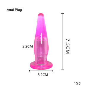8 تردد سيليكون صدمة كهربائية تلسكوبي الاهتزاز لاسلكي التحكم عن بعد سيليكون المؤخرة الشرج - Product Image 5