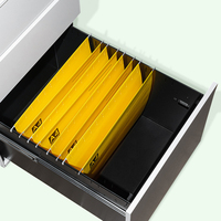 Dossiers suspendus de taille A4 FC et lettre Couleurs assorties Crochet de rangement de bureau Sac en papier coloré suspendu pour armoire de remplissage