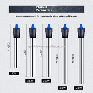 Termostato dello scaldabagno del serbatoio di pesce in acciaio inossidabile scaldabagno automatico regolabile - Product Image 1