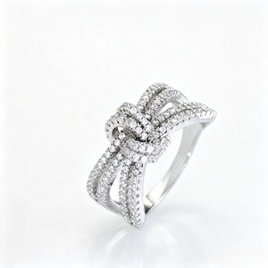 Anello con Fiocco per Donne, Accessorio da Dito alla Moda per Uso Quotidiano - Product Image 2