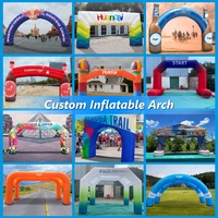 Arche gonflable géante en forme de gorille, décoration d'entrée animale de dessin animé, arche gonflable personnalisée avec logo, fourniture directe, décoration de fête