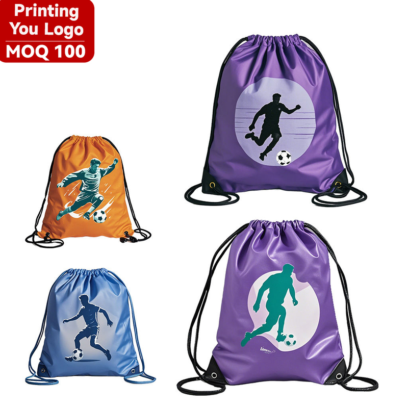 Customized Logo Printing Draw String Shopping