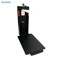 Scanner de documents portable haute vitesse Sunvol avec interface USB, caméra pliable, lumières LED, vitesse de numérisation de 1 seconde, format A4, montage mural, éducation