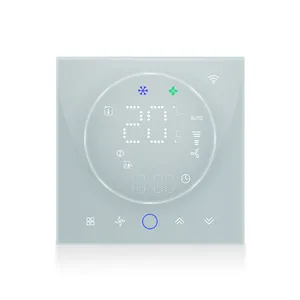 Becasmart BAC-008 Thermostat Nest HVAC Smart Wifi Termostato Wifi for Villa Bathroom Mall Hospital Hotel