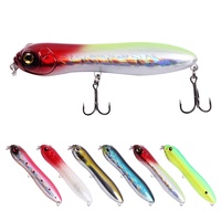 Umpan pancing pensil lempar panjang aman, umpan bangun perahu, umpan pensil memancing Minnow dalam, umpan untuk memancing