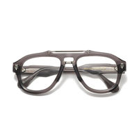 Nouvelle Arrivée MKjmm319lx – Montures de Lunettes Carrées en Acétate Pur, Personnalisables avec Logo, pour Tous Types de Visages, avec Branches à Charnières – Fabrication Usine, Unisexe et Tendance