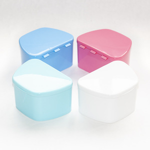 HUIYA <b>Denture</b> Case Plastic Storage <b>Box</b> For Teeth Orthodontic Retainer Care - Product Image 1