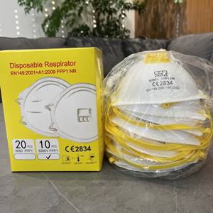 Masker pernapasan pelindung debu Respirator bersertifikat <span class=keywords><strong>FFP1</strong></span> <span class=keywords><strong>EN149</strong></span>:2001 + A1:2009 - Product Image 1