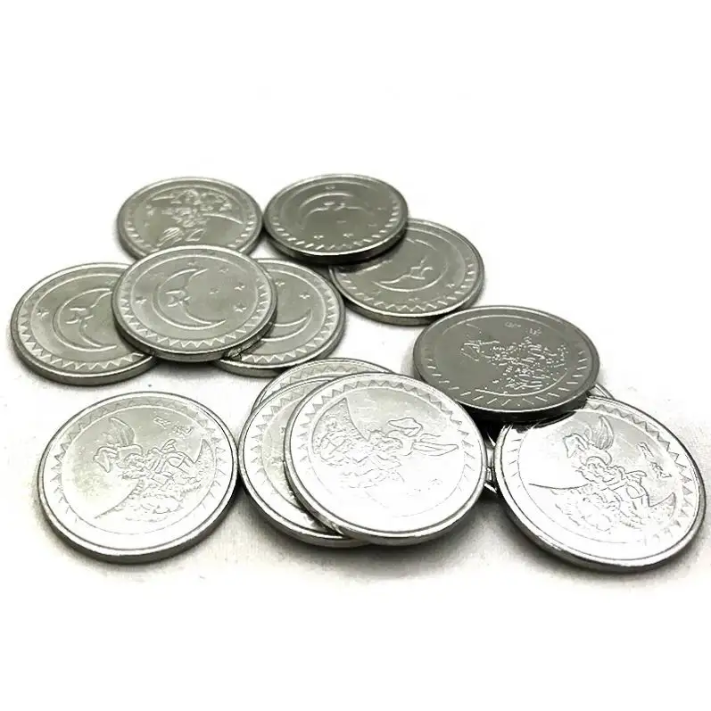 Máquina de lavandería, piezas comerciales de alta calidad, monedas de plástico de metal de zinc, fichas de juego de arcade personalizadas