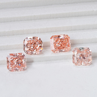 Diamante de Laboratorio IGI de Color Fantasía al por Mayor, 1-1.1ct, Forma Fantasía, Color Rosa, Diamante CVD, Corte Radiante, Corazón, Ovalado, VVS, VS, Diamante Cultivado en Laboratorio